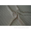 100% Polyester Satin Crinkle Polka Dot Jacquard Fabric